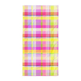 Luxury bath towel featuring a lush tropical print, turning your bath into a paradise escape.